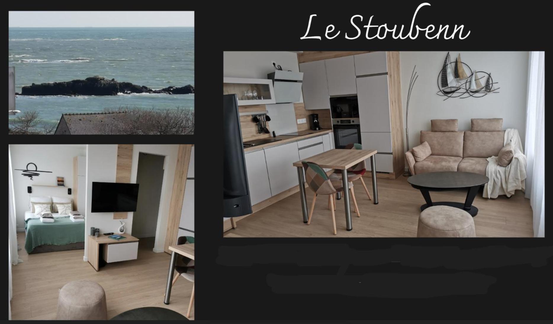 Apartamento Le Stoubenn, Raffine Et Chaleureux Concarneau Exterior foto